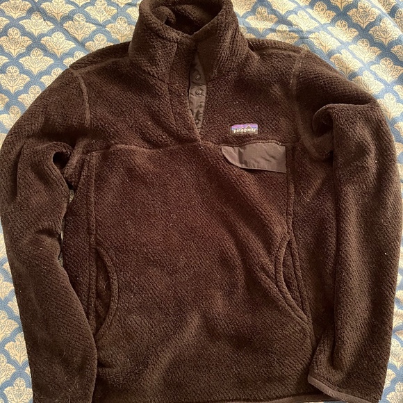 Patagonia Re-Tool Snap-T Pullover Fleece Classic Black Sm - Like new - Picture 1 of 3